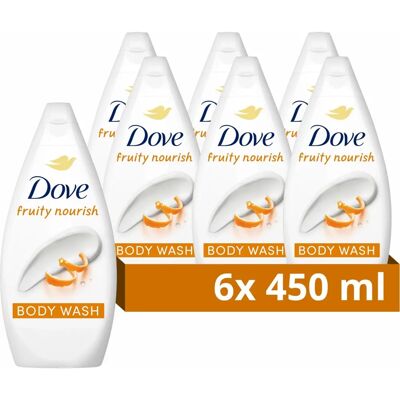 Dove Model Fruity Nourish Body Wash - Body Wash - 3pk 450ml Dove Model Fruity Nourish Body Wash - Body Wash - 3pk 450ml