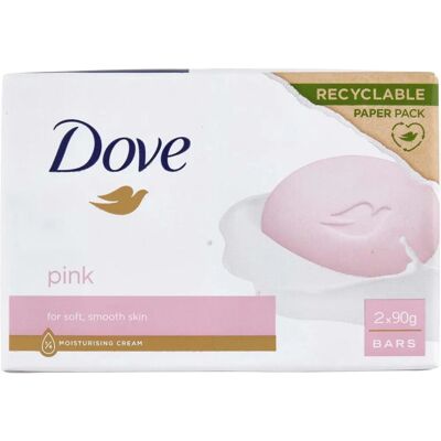DOVE Pink Beauty Cream Bar - Savon Solide - Publicité DOVE Pink Beauty Cream Bar - Savon Solide - Publicité