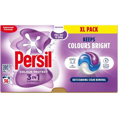 Persil XL 3-in-1 Waspoeder Capsules Kleurbescherming - Waspoeder capsules Persil XL 3-in-1 Waspoeder Capsules Kleurbescherming - Waspoeder capsules