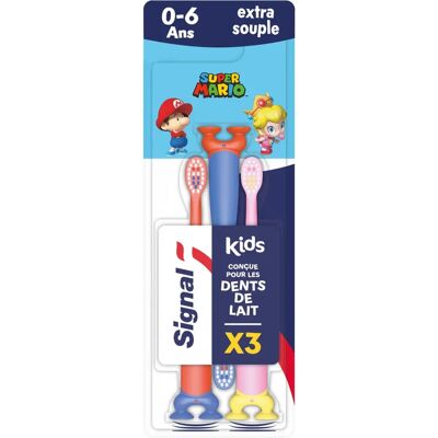 Szczoteczka Signal Kids - Bardzo Miękka, 0-6/2-6, Zestaw Dla Dzieci Szczoteczka Signal Kids - Bardzo Miękka, 0-6/2-6, Zestaw Dla Dzieci