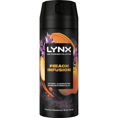 Lynx - Peach Infusion 3 Pack - Men - 150ml - Body Spray Lynx - Peach Infusion 3 Pack - Men - 150ml - Body Spray