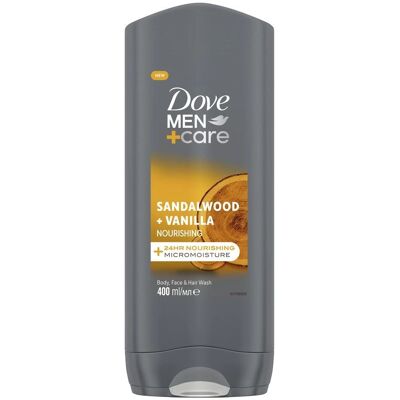 Dove Men+Care Sandalwood&Vanilla 400 ml Duschgel - Körperpflege Dove Men+Care Sandalwood&Vanilla 400 ml Duschgel - Körperpflege