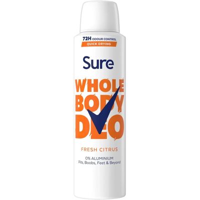 Sure Fresh Citrus - 150 ml - 3 pack - deodorant spray Sure Fresh Citrus - 150 ml - 3 pack - deodorant spray