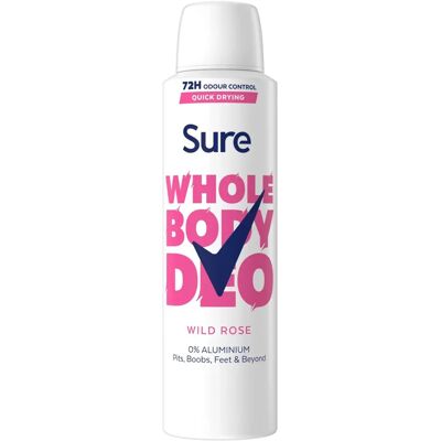 Sure - Wild Rose - Aluminium Free - Deodorant Spray Sure - Wild Rose - Aluminium Free - Deodorant Spray