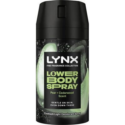 Lynx - Lower Body Spray - Pear Cedarwood - 100ml - Body Spray Lynx - Lower Body Spray - Pear Cedarwood - 100ml - Body Spray