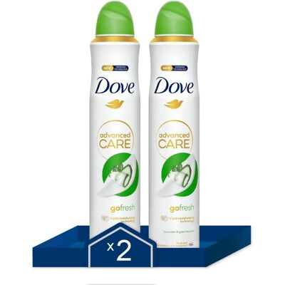Dove Advanced Care Go Fresh Uborka Spray - Dezodoráns Spray Dove Advanced Care Go Fresh Uborka Spray - Dezodoráns Spray