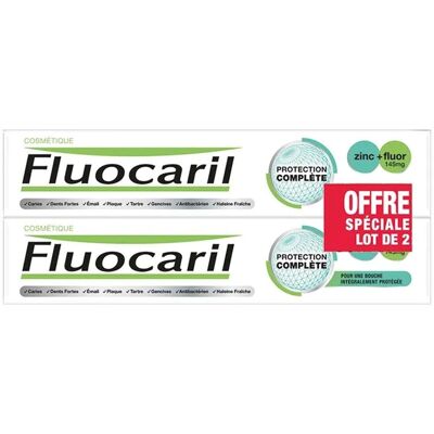 Fluocaril Protection Complète Zinc Fluor - Dentifrice - Publicité Fluocaril Protection Complète Zinc Fluor - Dentifrice - Publicité