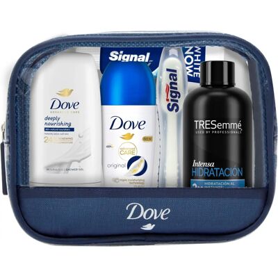 Conjunto de 5 necessaires de viagem Dove Conjunto de 5 necessaires de viagem Dove