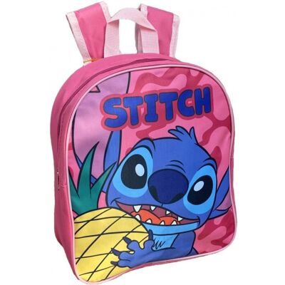 Mochila rosa Disney Stitch - 30cm para crianças e adultos Mochila rosa Disney Stitch - 30cm para crianças e adultos