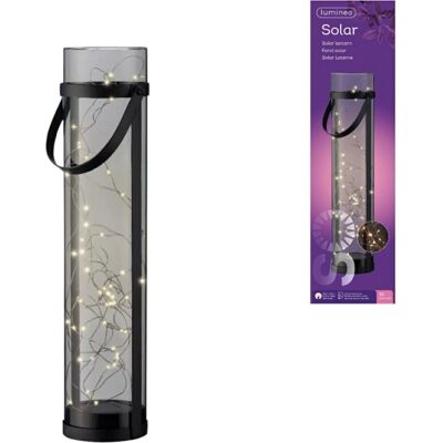 Lumineo - Tall Solar Lantern - Rauchgrau - Lantern Lumineo - Tall Solar Lantern - Rauchgrau - Lantern