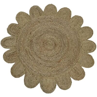 Tapis en jute Decoris Ø 90 cm Naturel - Tapis - Publicité Tapis en jute Decoris Ø 90 cm Naturel - Tapis - Publicité