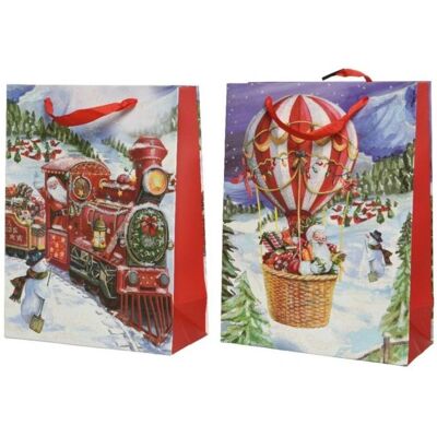 IPERBRIKO - Busta Regalo Natale Assortita - 42x30x12 IPERBRIKO - Busta Regalo Natale Assortita - 42x30x12