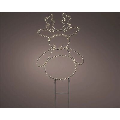 IPERBRIKO - Renna Metallo 280 LED - Außenbereich - Schwarz - Deko IPERBRIKO - Renna Metallo 280 LED - Außenbereich - Schwarz - Deko