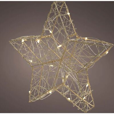 IPERBRIKO - Micro LED Stella Metallo Stabile - Länge 4 cm IPERBRIKO - Micro LED Stella Metallo Stabile - Länge 4 cm