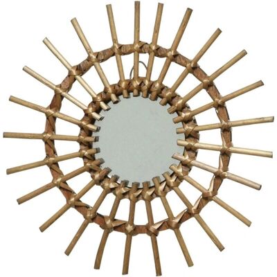 Specchio da parete Decoris Naturale Ø 40 cm Specchio da parete Decoris Naturale Ø 40 cm
