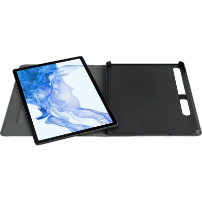 Folio Gecko Covers Easy-Click gris pour Samsung Galaxy Tab S7/S8 Folio Gecko Covers Easy-Click gris pour Samsung Galaxy Tab S7/S8