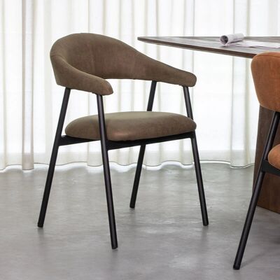 LABEL51 - Amaze - Moss - Micro Suede - Eetkamerstoel LABEL51 - Amaze - Moss - Micro Suede - Eetkamerstoel