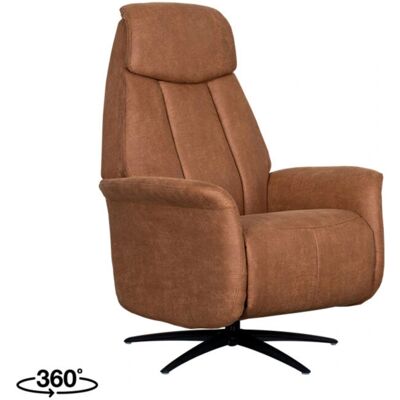 LABEL51 - Oslo - Cognac - Micro Suede - Fauteuil LABEL51 - Oslo - Cognac - Micro Suede - Fauteuil