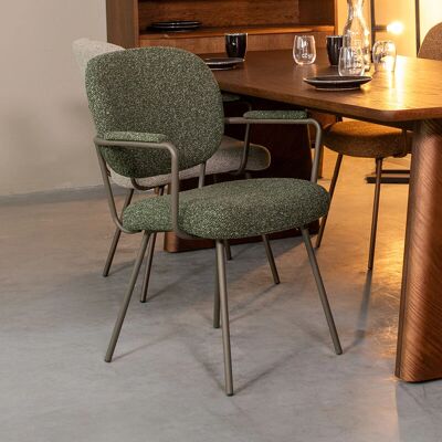 LABEL51 - Lausanne - Bos - Bouclé - Dining chair LABEL51 - Lausanne - Bos - Bouclé - Dining chair