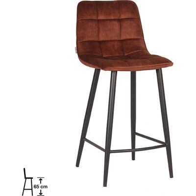 LABEL51 Jelt Ruwe Velours Barkruk - Comfort & Stijl LABEL51 Jelt Ruwe Velours Barkruk - Comfort & Stijl