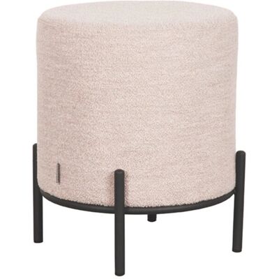 LABEL51 - Poef Troy - Bouclé - Anthracite - Ottoman LABEL51 - Poef Troy - Bouclé - Anthracite - Ottoman