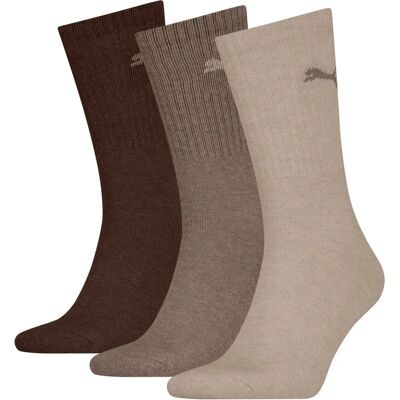 PUMA 3er Pack Braun Socken - Socken PUMA 3er Pack Braun Socken - Socken