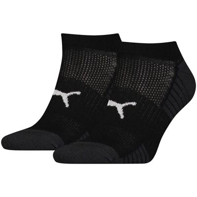 Puma Zwarte Gevoerde Enkel Sokken - Sokken Puma Zwarte Gevoerde Enkel Sokken - Sokken