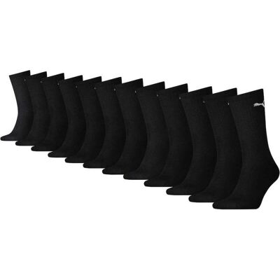 PUMA Crewsock 12er Pack Gr. 47-49 Schwarz PUMA Crewsock 12er Pack Gr. 47-49 Schwarz