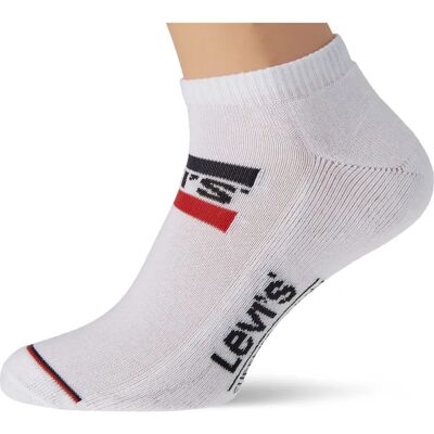 Chaussettes Levi's Logo Sport Low Cut 2 Pack - Blanc - Chaussettes Chaussettes Levi's Logo Sport Low Cut 2 Pack - Blanc - Chaussettes