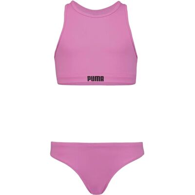 PUMA Racerback Bikini Rosa - Mädchen 13-14 - Badeanzug PUMA Racerback Bikini Rosa - Mädchen 13-14 - Badeanzug