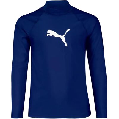 Puma Barn Blå UV Kortärmad Surfrashguard - Badkläder Puma Barn Blå UV Kortärmad Surfrashguard - Badkläder