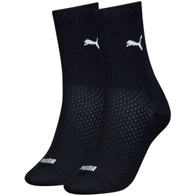 Puma Dames Sokken 2-pack Zwart - Sokken Puma Dames Sokken 2-pack Zwart - Sokken