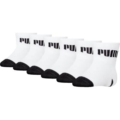 PUMA - BABY MINI CATS SOCK 6P ECOM - white/navy - 27-30 - Socken PUMA - BABY MINI CATS SOCK 6P ECOM - white/navy - 27-30 - Socken