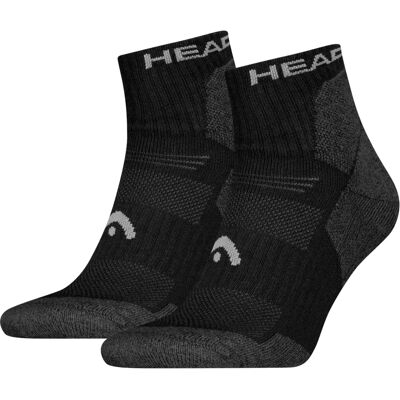 HEAD 43/46 Meia de caminhada unissex - Conjunto de 2 pares para todos os climas HEAD 43/46 Meia de caminhada unissex - Conjunto de 2 pares para todos os climas
