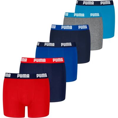 PUMA Jungen Basic 6er Pack Boxershorts - Boxershorts PUMA Jungen Basic 6er Pack Boxershorts - Boxershorts