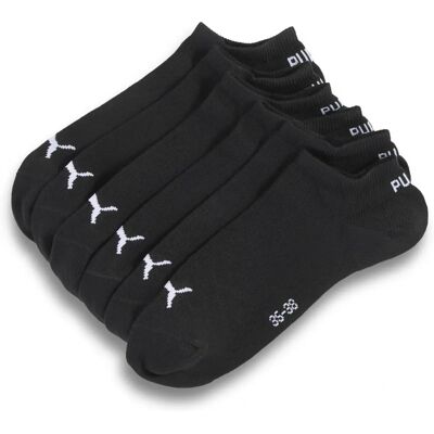 PUMA Sneaker-Socken - 6er Pack - Schwarz PUMA Sneaker-Socken - 6er Pack - Schwarz