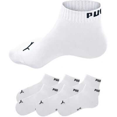PUMA Quarter Socks Pack 6 - Atmungsaktive Baumwollsocken PUMA Quarter Socks Pack 6 - Atmungsaktive Baumwollsocken