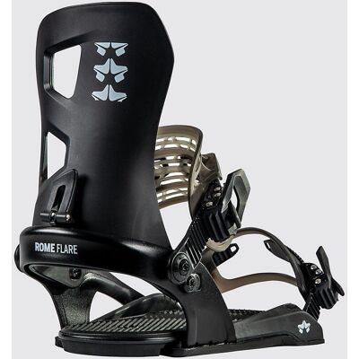 Rome Flare Snowboardbindungen Schwarz - Snowboard Bindungen Rome Flare Snowboardbindungen Schwarz - Snowboard Bindungen