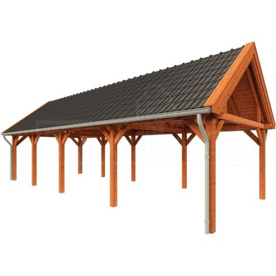 Trendhout - Buitenverblijf XL 1110x440 - 1110x440 cm Trendhout - Buitenverblijf XL 1110x440 - 1110x440 cm