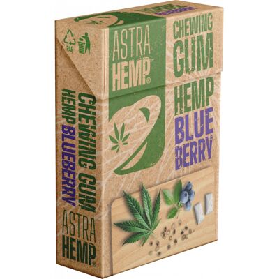 Astra Cannabis Hemp Blueberry Chewing Gum - Chewing Gum Astra Cannabis Hemp Blueberry Chewing Gum - Chewing Gum