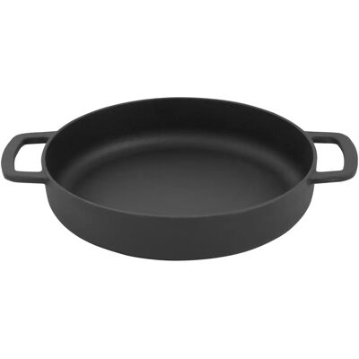 Poêle en fonte noire Combekk - 24 cm - Poêle à frire - Publicité Poêle en fonte noire Combekk - 24 cm - Poêle à frire - Publicité