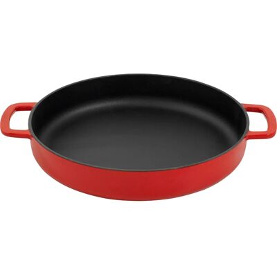 Poêle Rouge Sous-Chef de Combekk - Ustensile polyvalent - Publicité Poêle Rouge Sous-Chef de Combekk - Ustensile polyvalent - Publicité