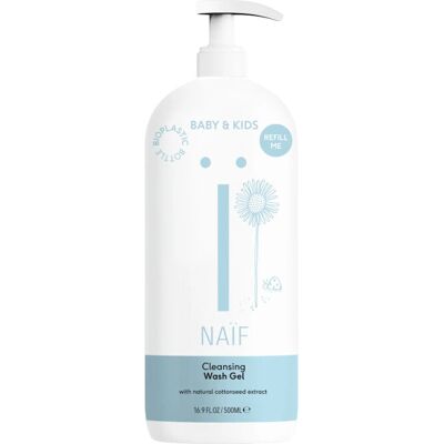 Naif Baby & Kids Wash Gel - Pulizia delicata per pelle sensibile - Baby & Kids Wash Gel Naif Baby & Kids Wash Gel - Pulizia delicata per pelle sensibile - Baby & Kids Wash Gel