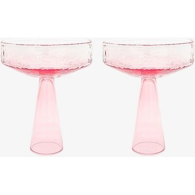 Homeroom Claude Rosa Champagneglas - 2-pakning Homeroom Claude Rosa Champagneglas - 2-pakning