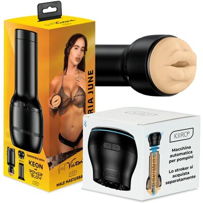 Kiiroo PowerBlow & Feel Victoria June Ensemble Combo Bouche Kiiroo PowerBlow & Feel Victoria June Ensemble Combo Bouche