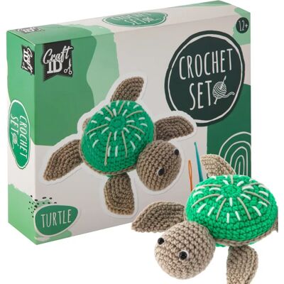 Kit de crochet Tortue Craft ID Modèle K-CR1706/ge - Kit de bricolage - Publicité Kit de crochet Tortue Craft ID Modèle K-CR1706/ge - Kit de bricolage - Publicité