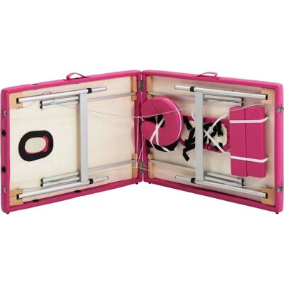 vidaXL Roze 2-Zone Massage Tafel - Massage Table vidaXL Roze 2-Zone Massage Tafel - Massage Table