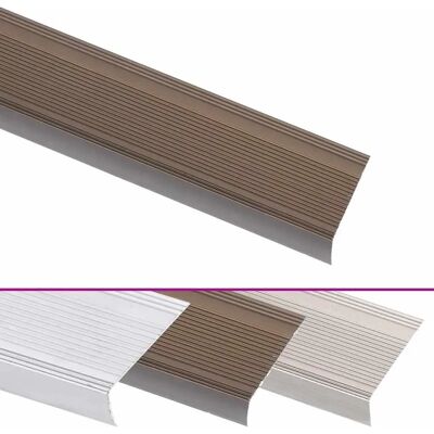 vidaXL L-Form 5 Stück Aluminium Treppenkantenprofil - Treppenschutz vidaXL L-Form 5 Stück Aluminium Treppenkantenprofil - Treppenschutz