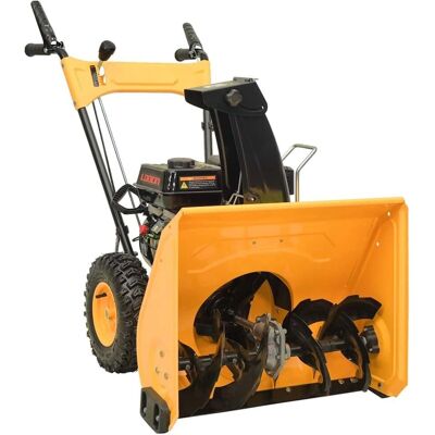 vidaXL Zijsneeuwblazer 6,5 HP Geel en Zwart - Sneeuwblazer vidaXL Zijsneeuwblazer 6,5 HP Geel en Zwart - Sneeuwblazer