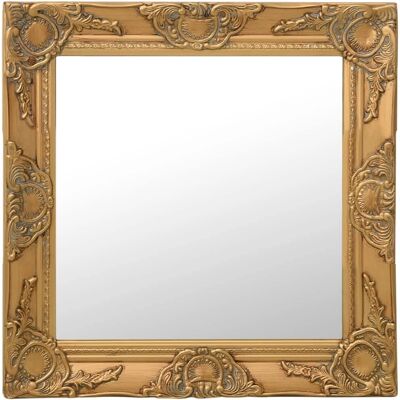 vidaXL Model 804878 - Lustro ścienne w stylu barokowym 50x50 cm - Złoty vidaXL Model 804878 - Lustro ścienne w stylu barokowym 50x50 cm - Złoty
